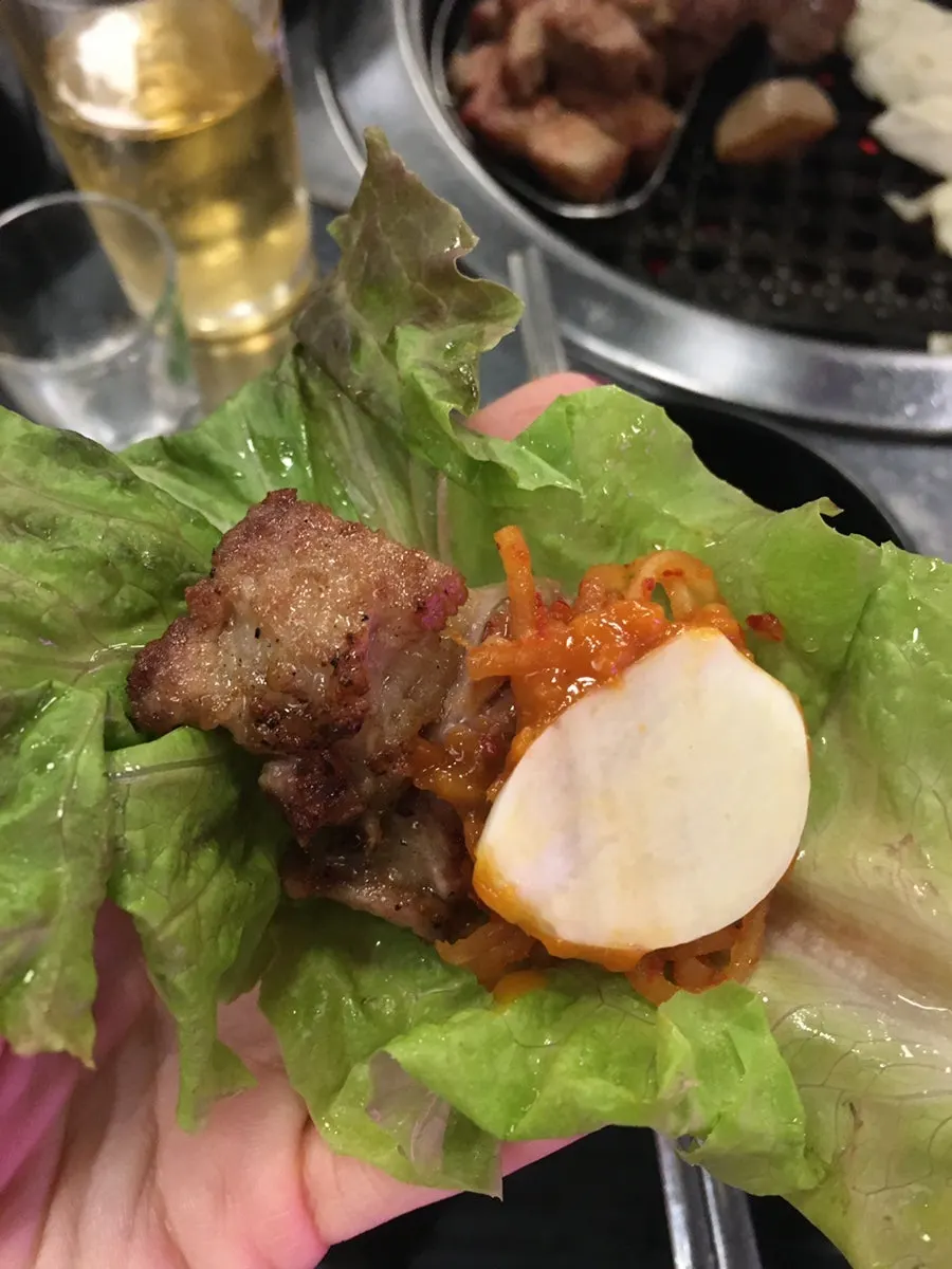 겉은 노릇하고 속은 촉촉한 목살