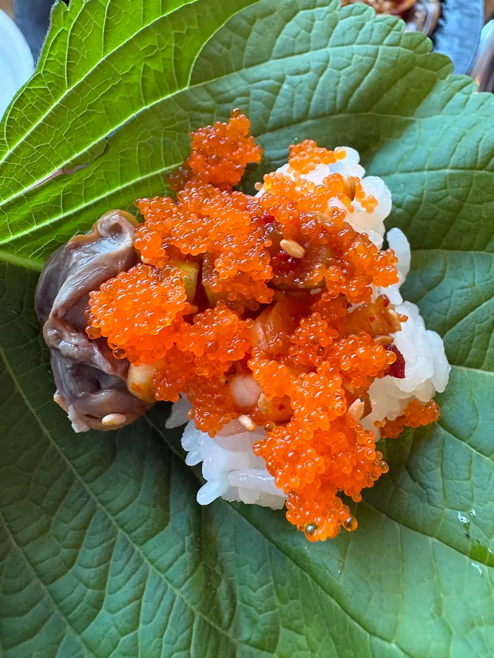 Manse Seasoned Cockles eaten together with rice