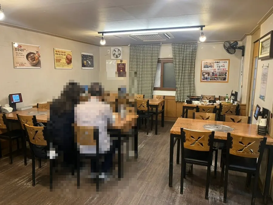 평택주물럭 입구 주변 골목 풍경