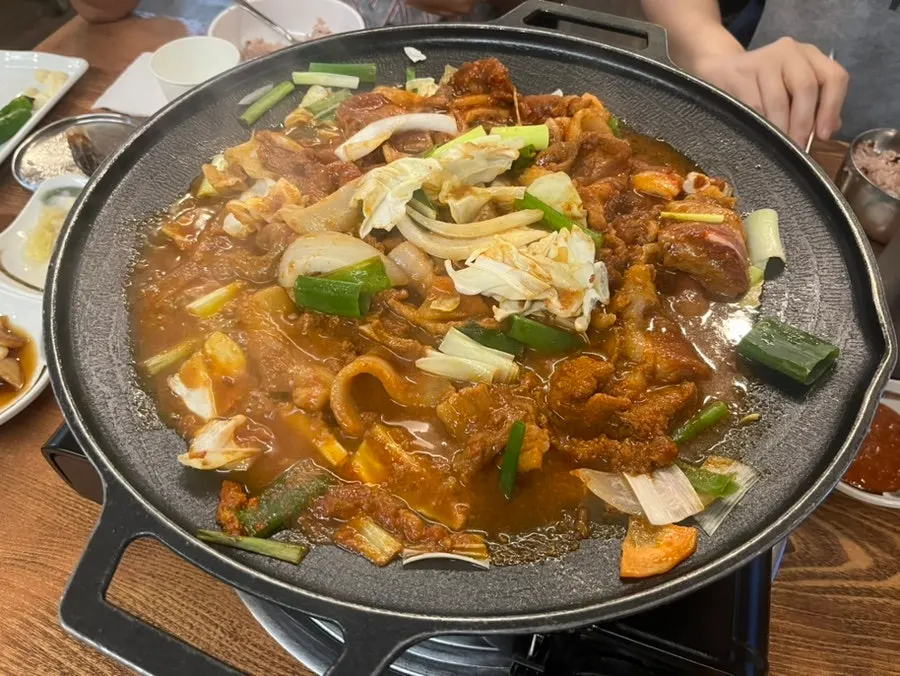 평택주물럭 흑미 공기밥