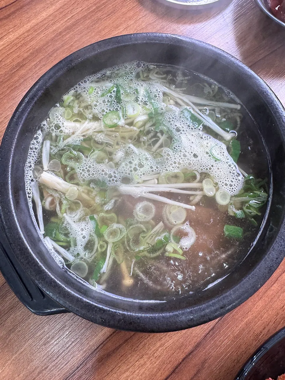 Seoul Myeonok's galbitang table setting
