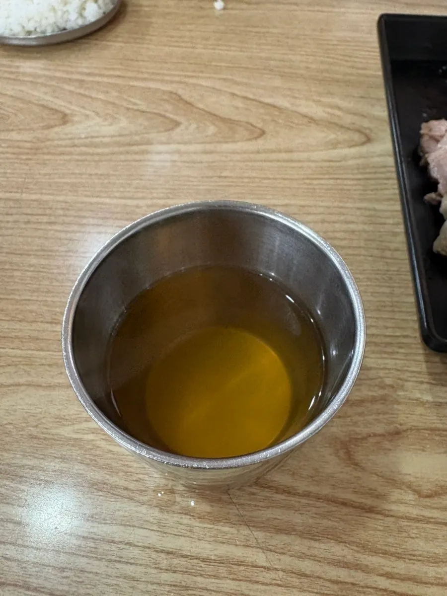 서울면옥 온육수와 셀프 비품