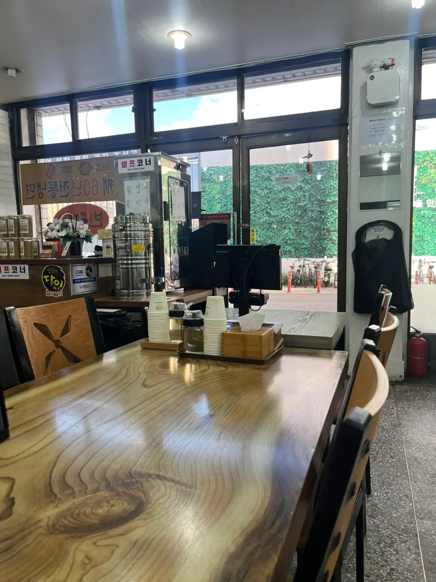 서울면옥 테이블 좌석 모습