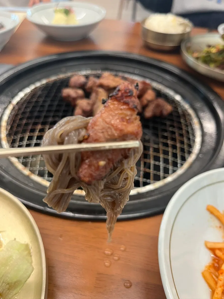 평택 돼지양념구이 물냉면 조합, 이화정 숯불돼지갈비