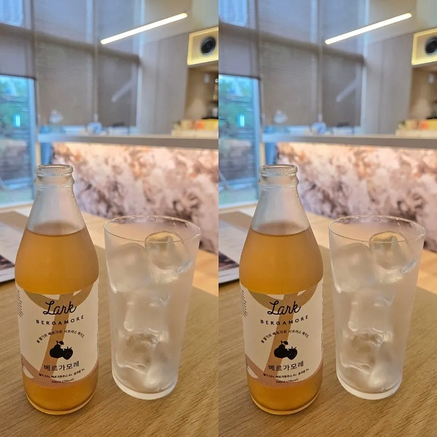 스파클링이 느껴지는 베르가모레 에이드