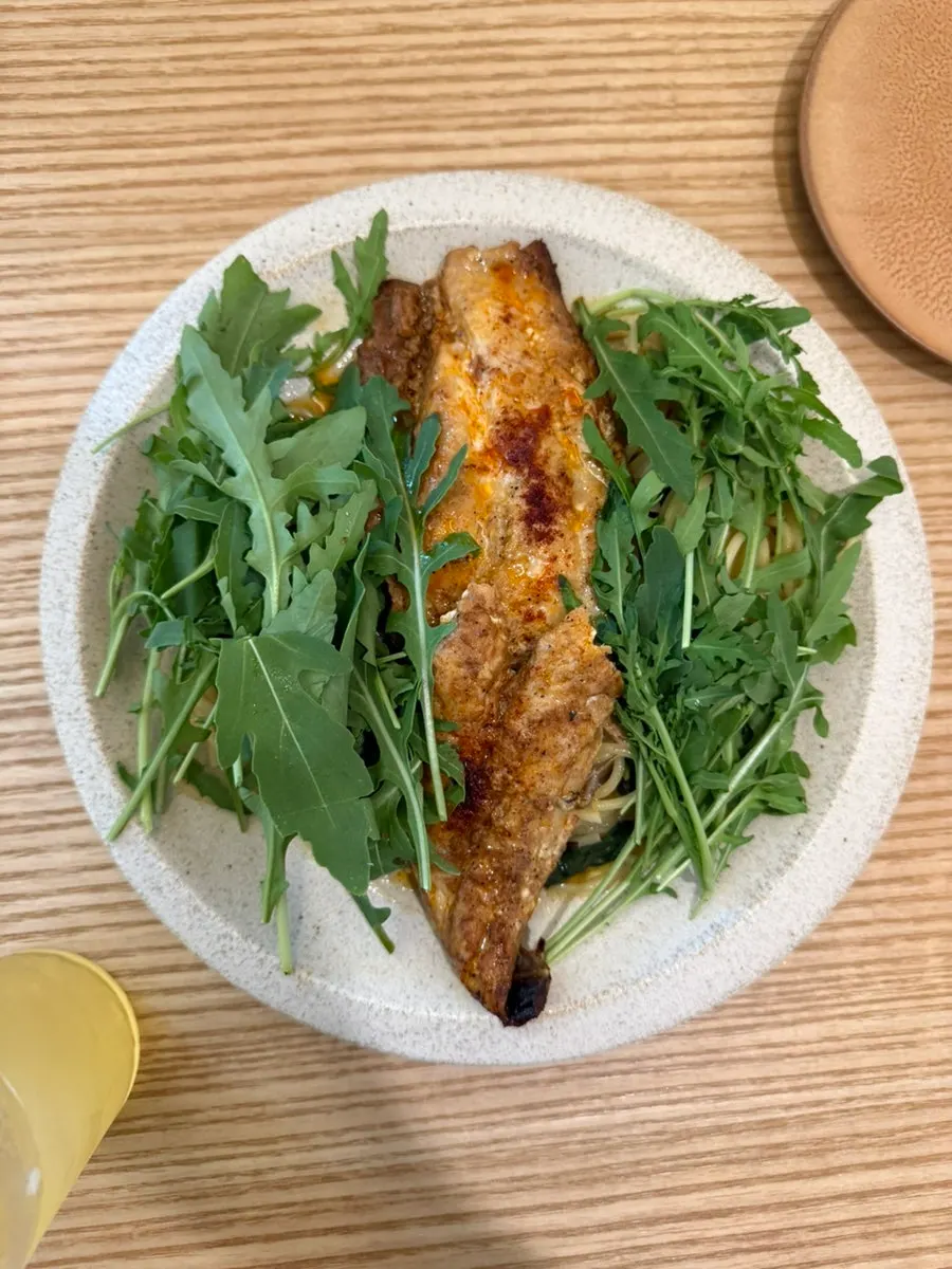 Detail shot of food at Pyu Euljiro