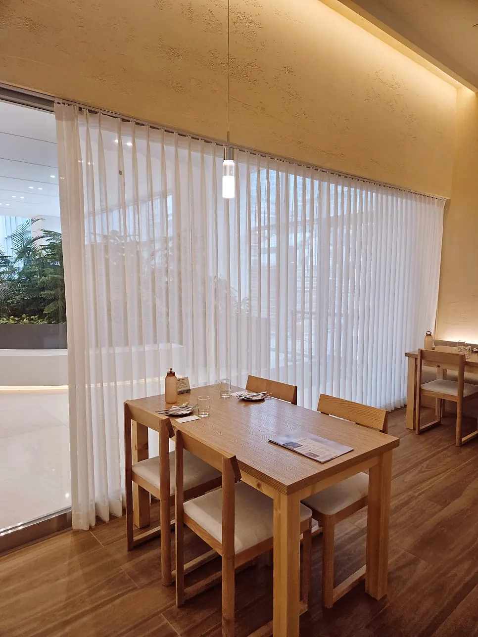 Floor-to-ceiling window seat at Pyu Euljiro