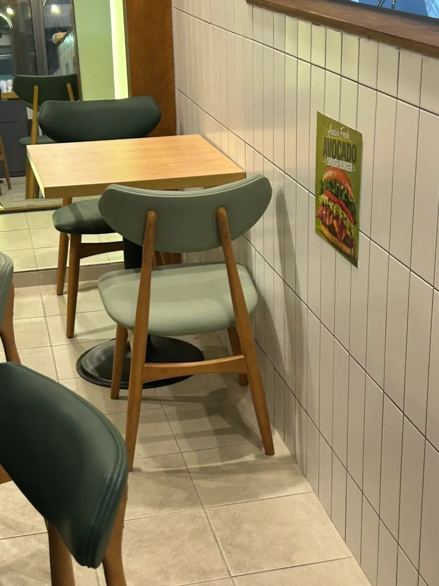 Interior seating and decor at Quokka Bite