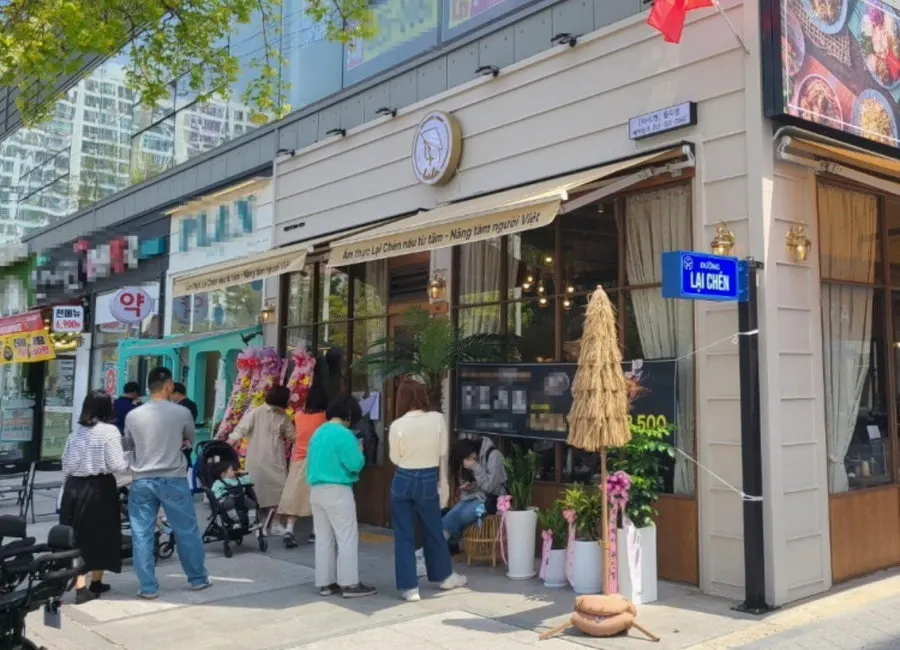라이첸 칠곡점 외부 모습