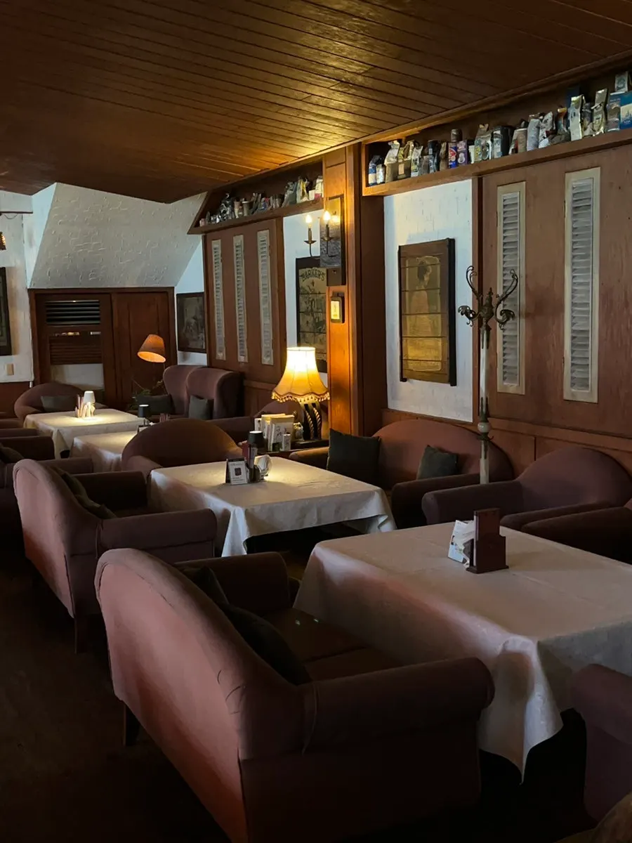 Interior styled like an old-fashioned tea house