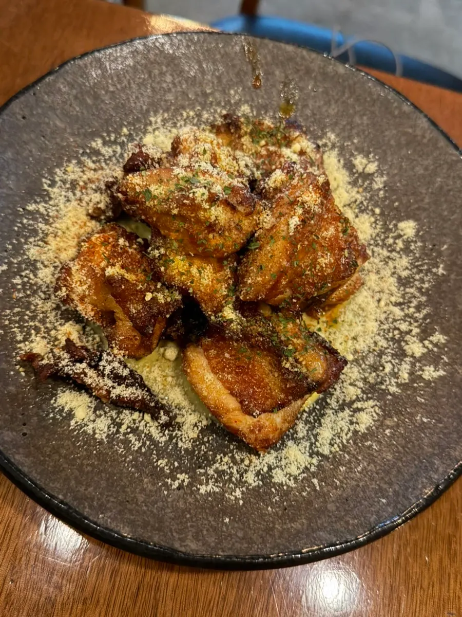 A plate of golden-brown tandoori cream chicken