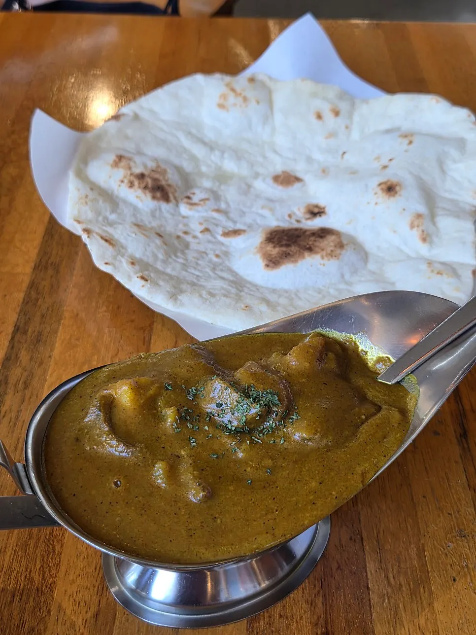 A bowl of beef curry
