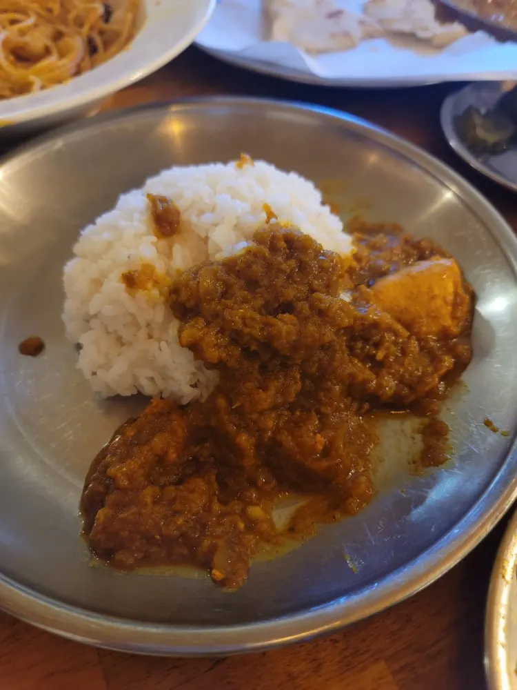 둘이 먹기 푸짐한 커리 상차림