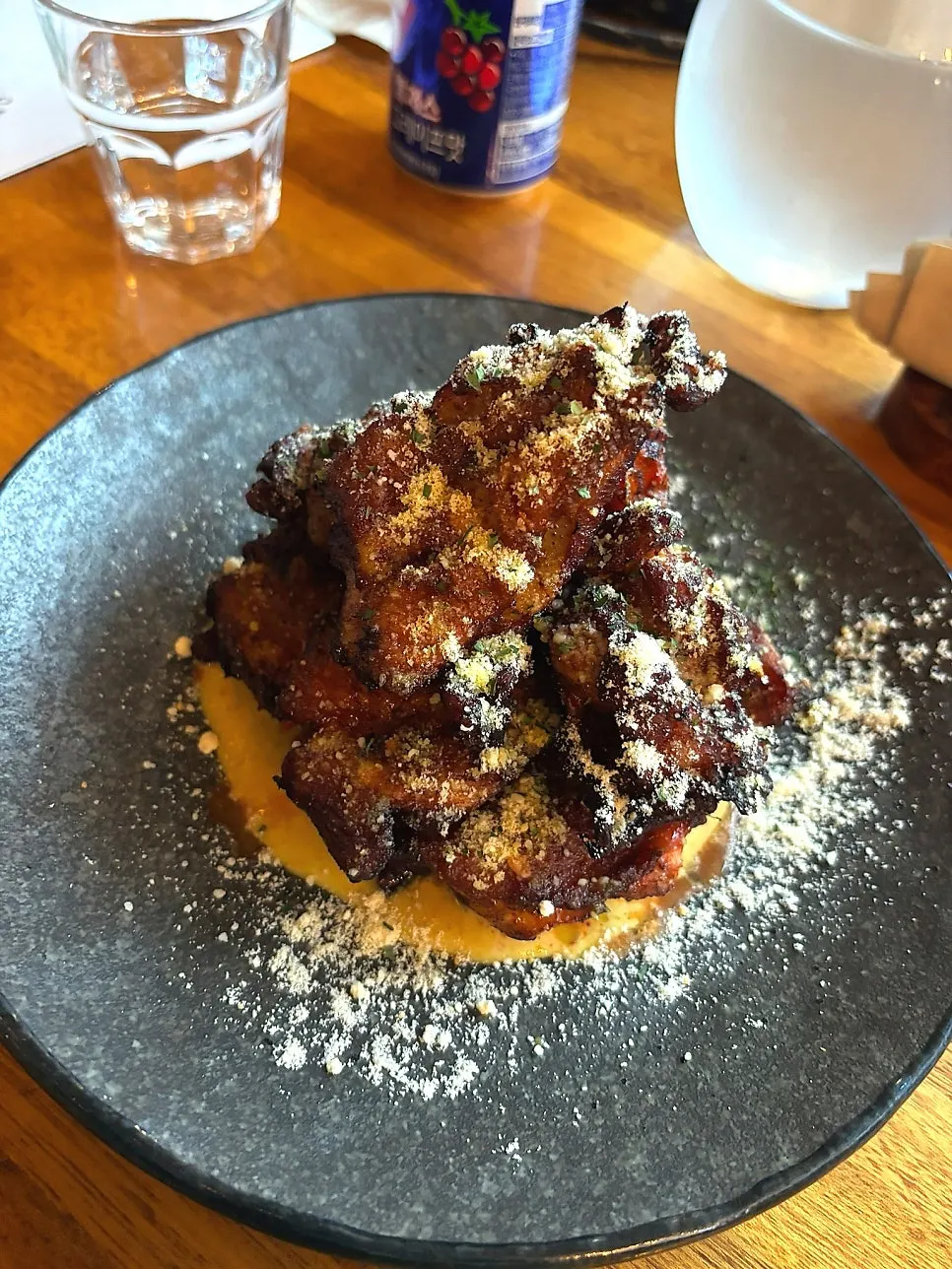 Tandoori cream chicken served over cream sauce