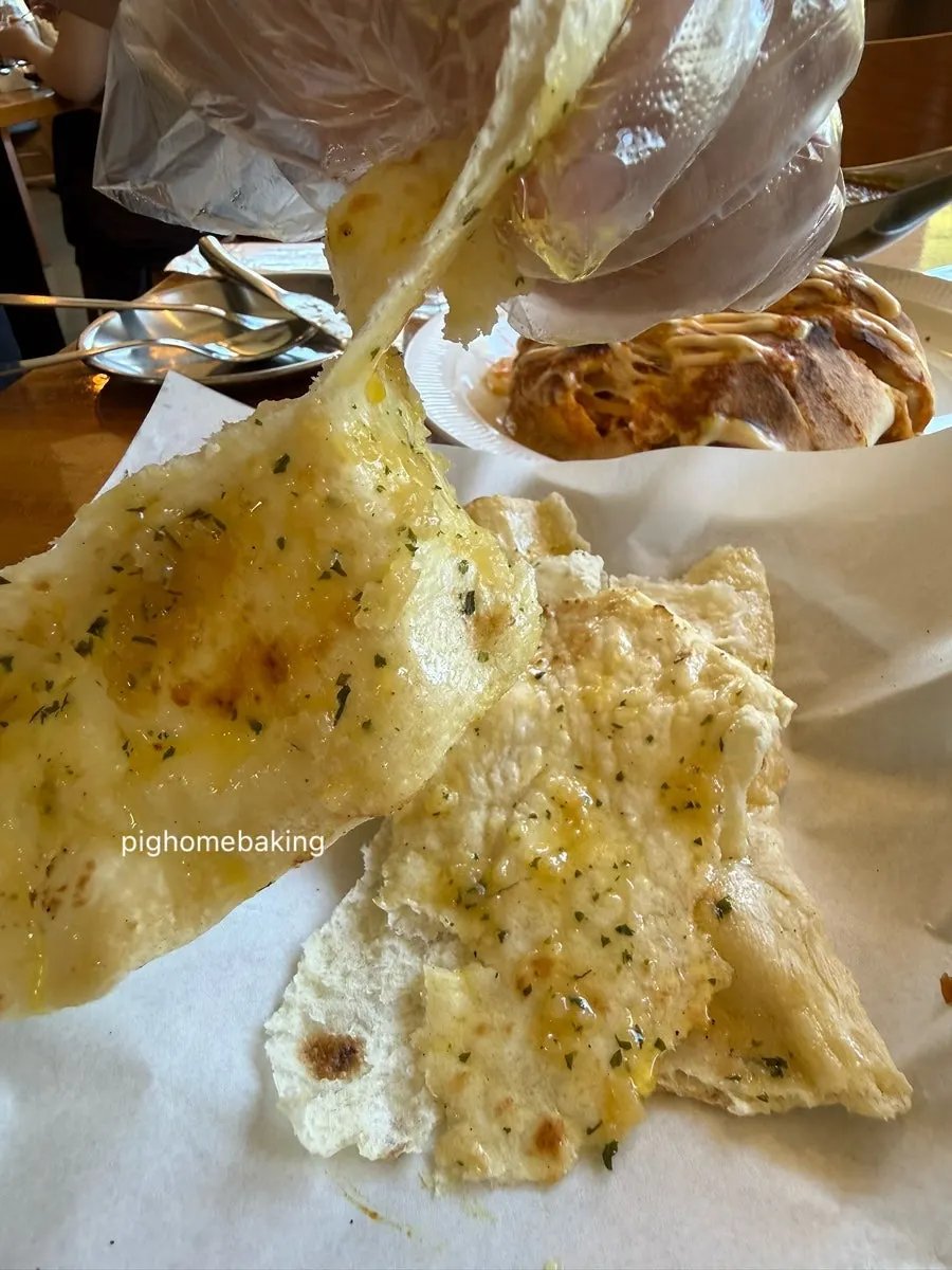 Chewy butter garlic naan