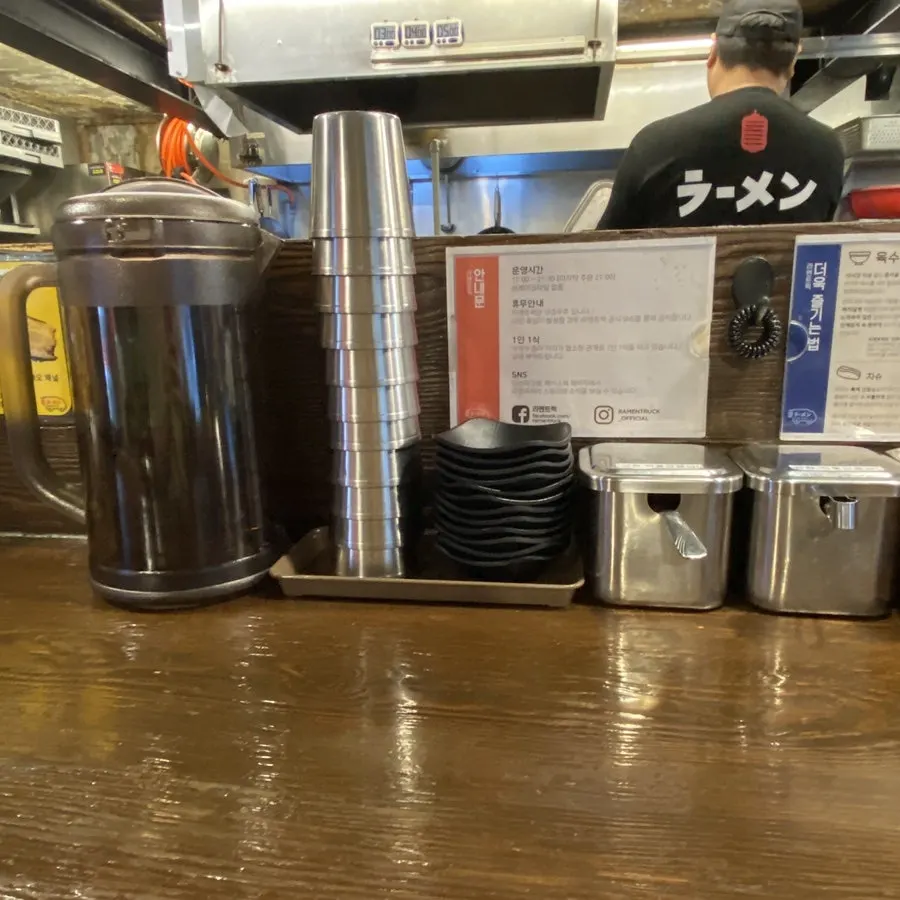 Parking space in front of Ramen Truck Sangsu Main Branch