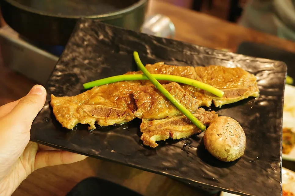 Full spread of Raviok's marinated ribs