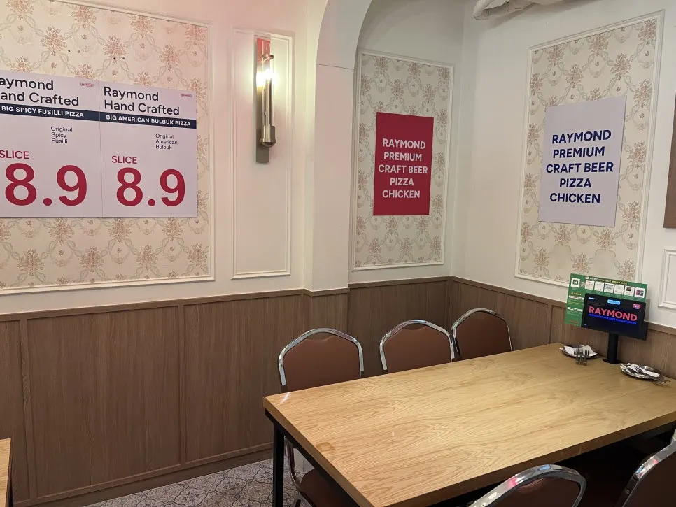 Casual seating area in the main hall