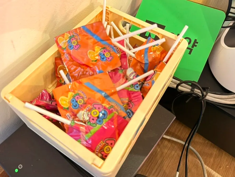 Candy given as dessert after the meal