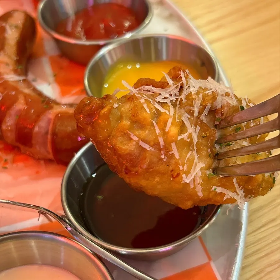 Sausage and boneless fried chicken side dishes