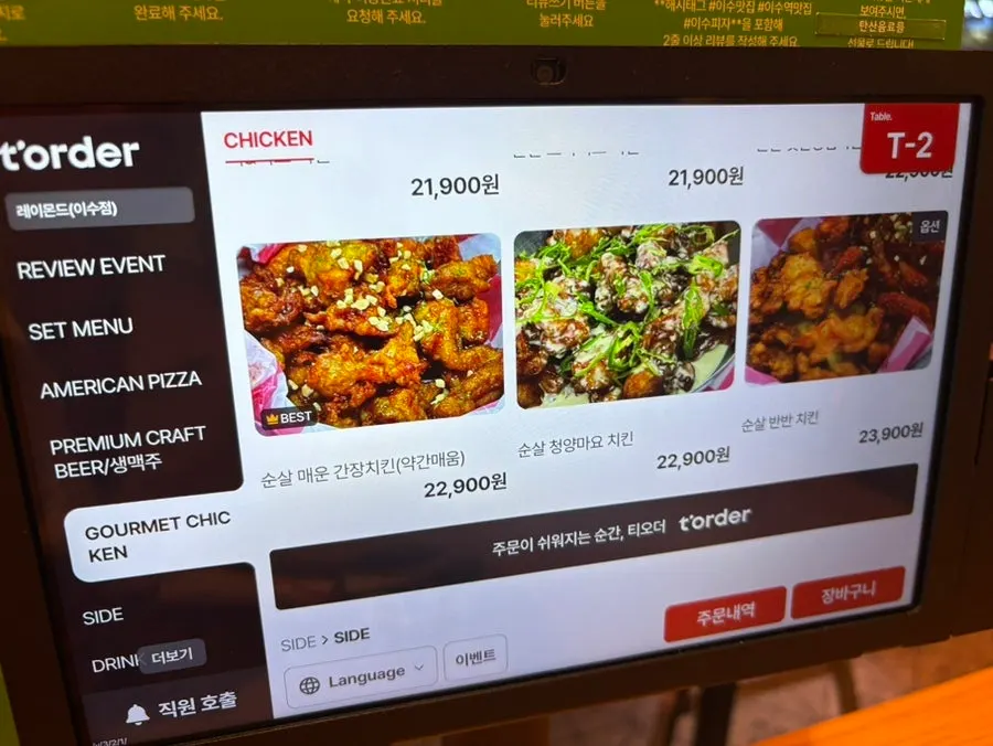 List of pizza menu items at Raymond Isu Branch