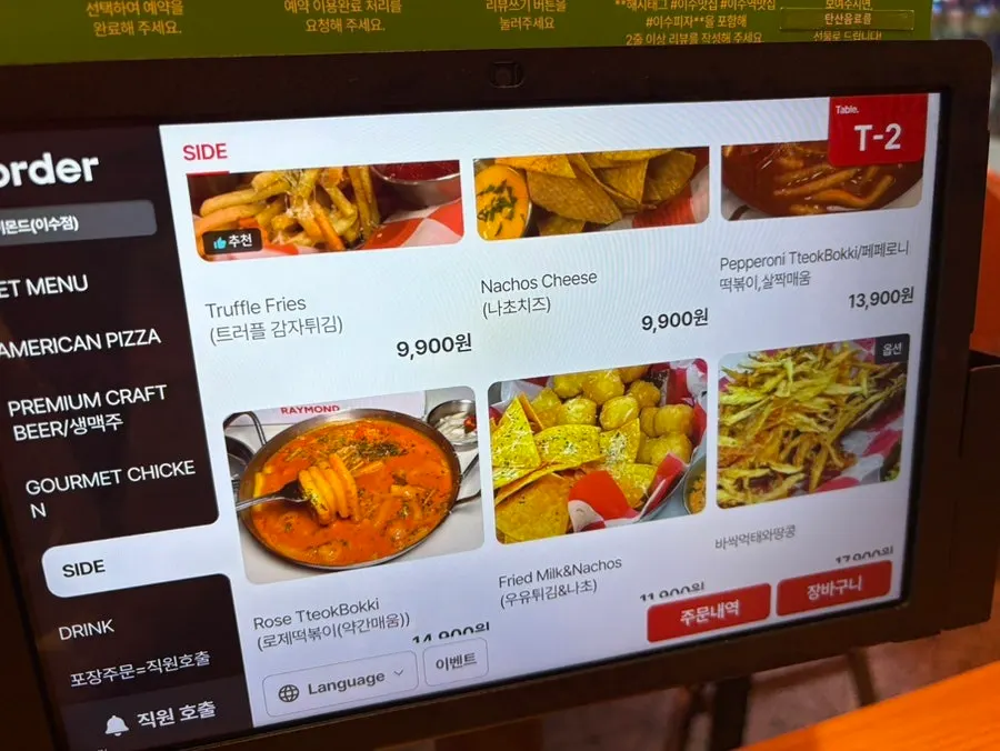 Final page of the slice pizza menu