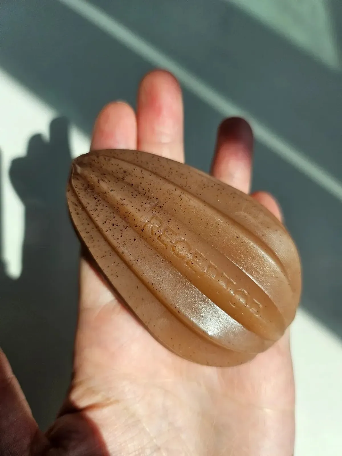 Product shot of Receptor Perfumed Seed Soap Ecru