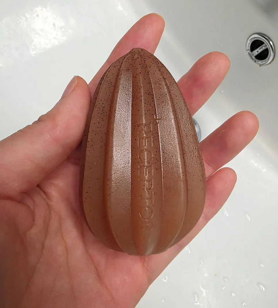 Seed-shaped perfumed soap