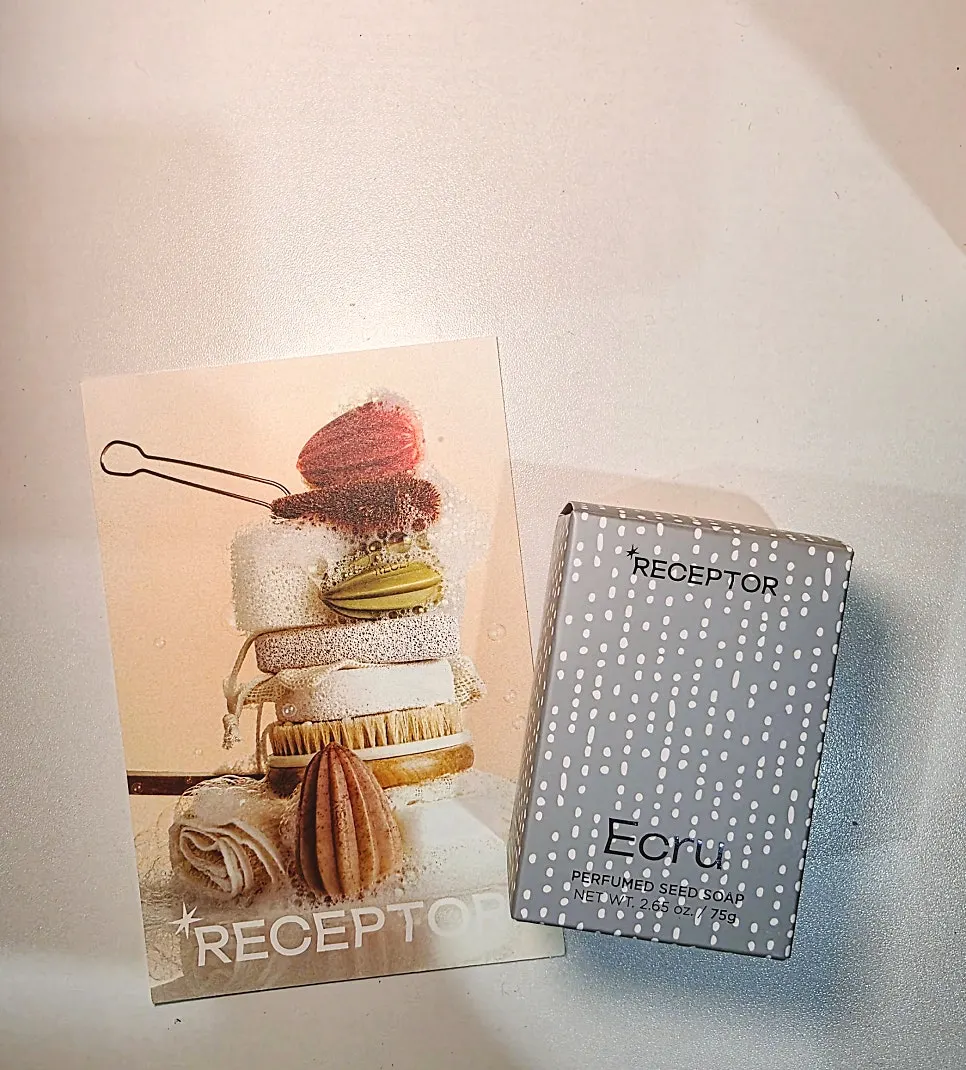 Unboxing the Ecru scented seed soap