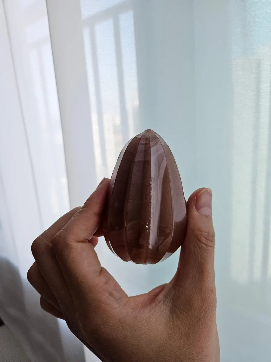 Seed Soap Ecru shaped like a seed