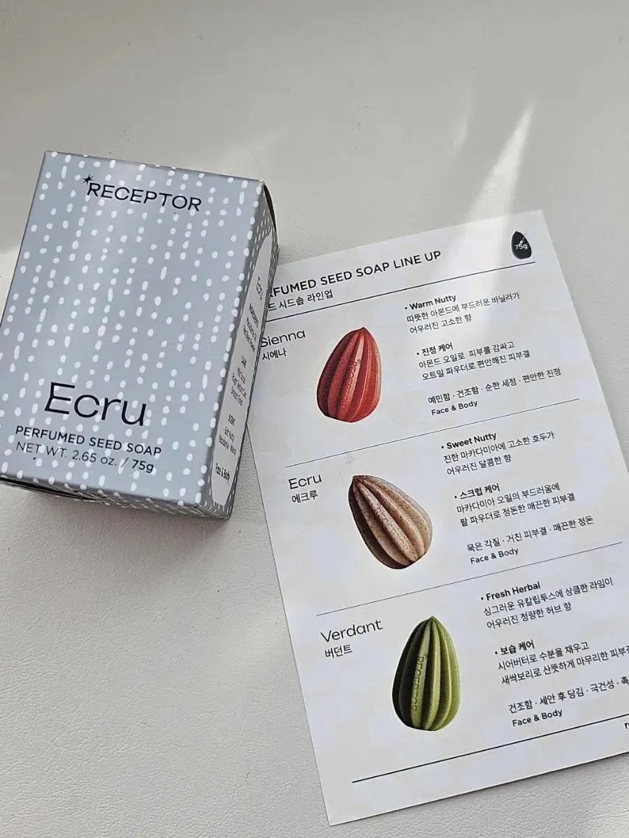 Fragrance soap placed in a bedtime shower routine