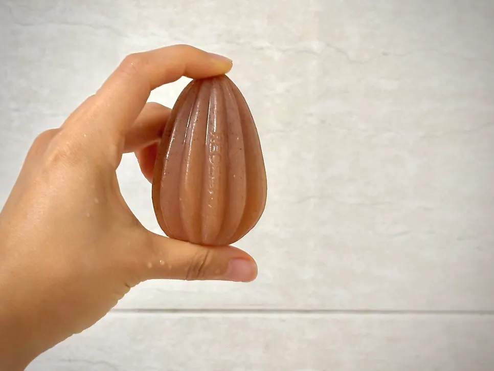 Soap used instead of a plain morning water rinse