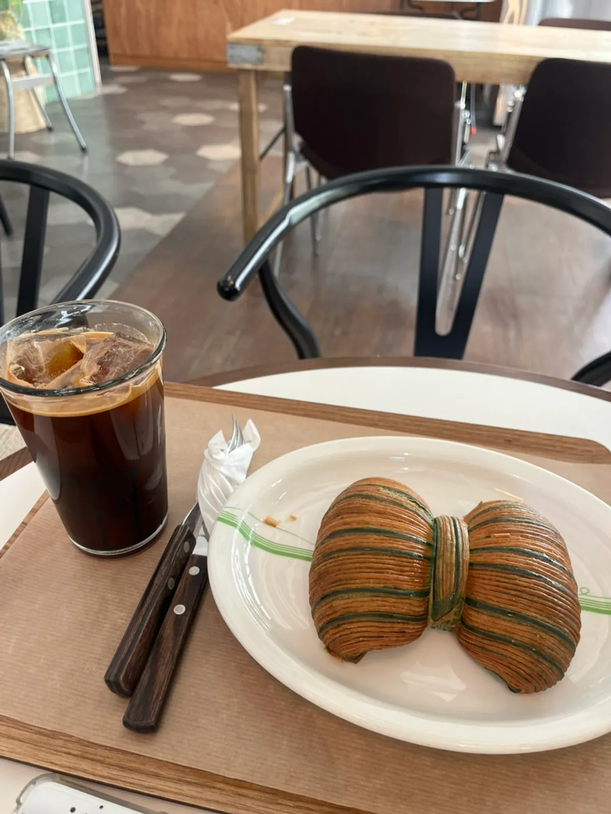 릴베이커스 말차리본과 아메리카노