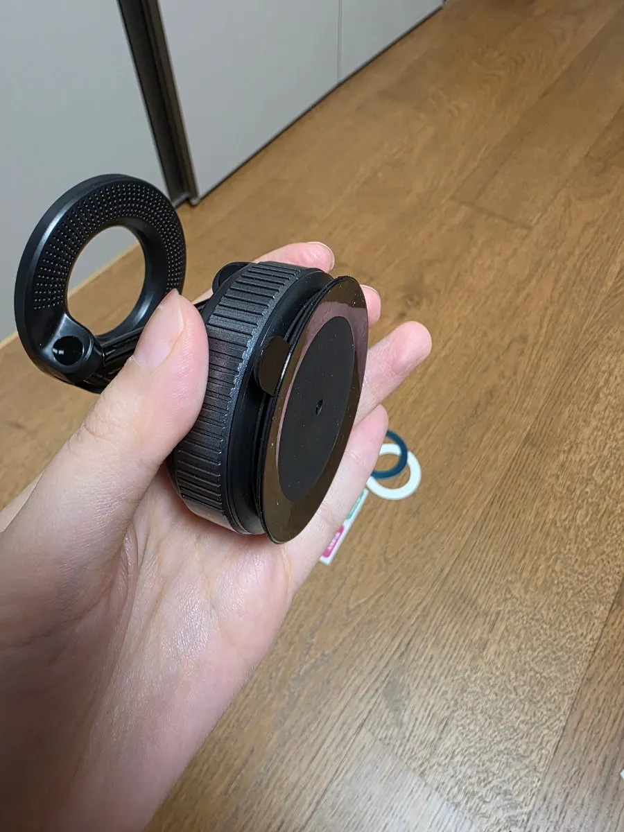 Magnetic car phone mount