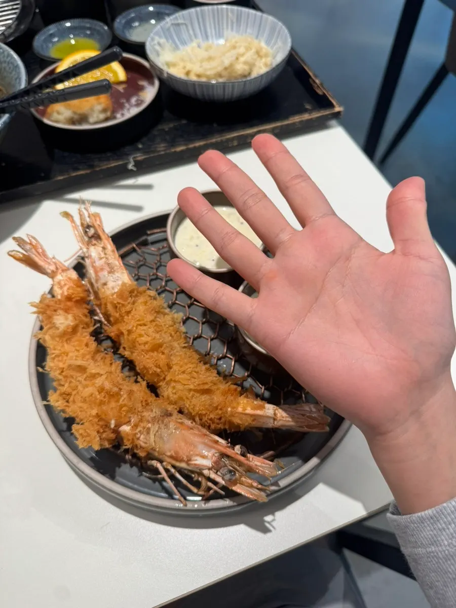 Large king tiger shrimp fry