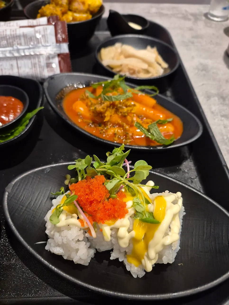 California roll included in the basic side dish spread