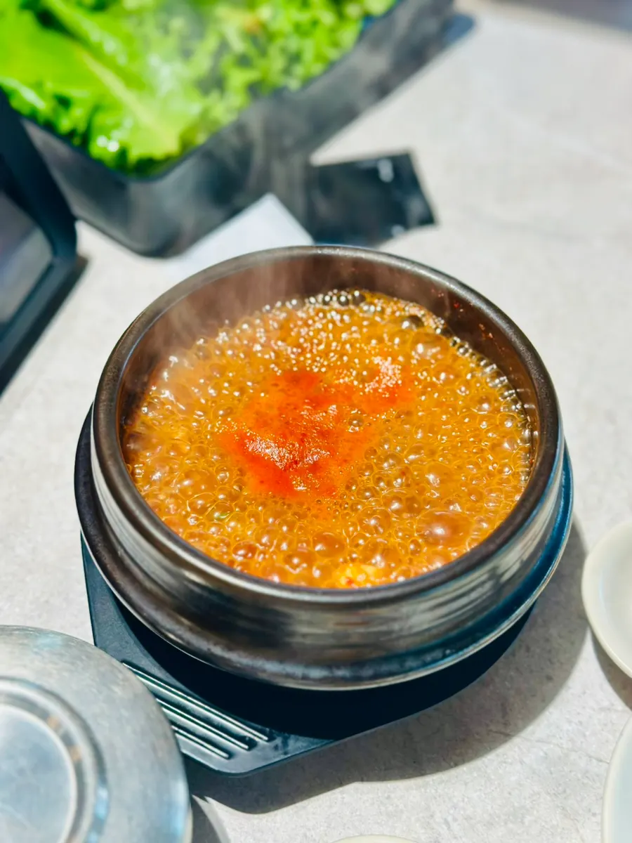 리산 된장찌개와 계란찜