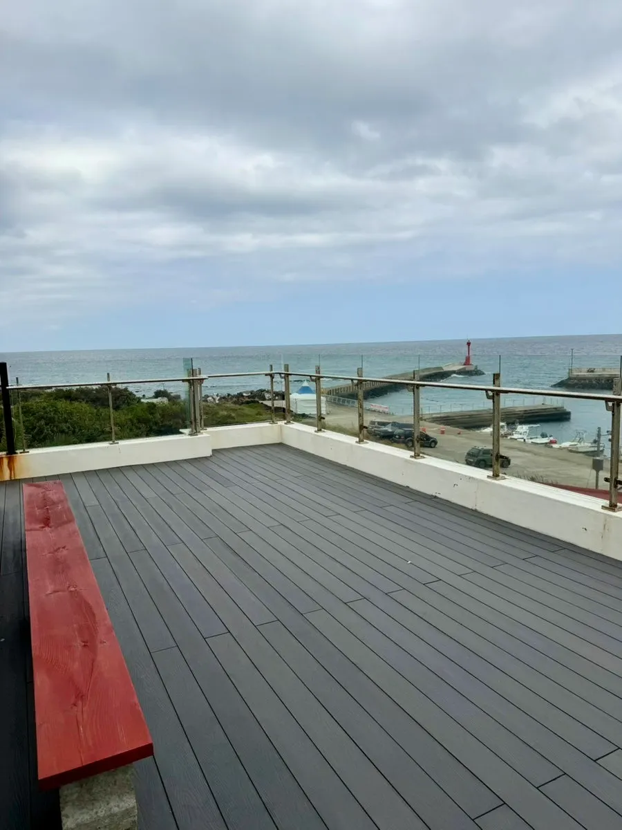 View of the Sinchon jetty seen from the rooftop