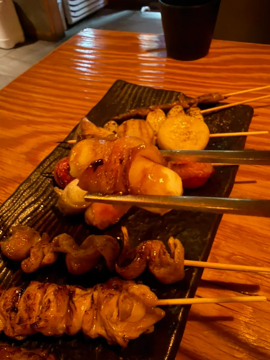 Chewy ginkgo nut skewer