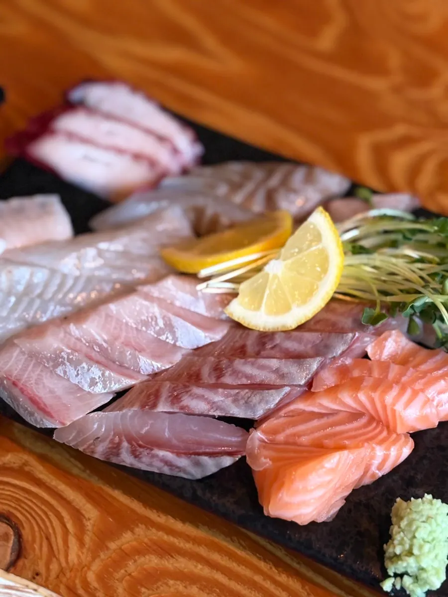 Assorted sashimi plate from set no. 4