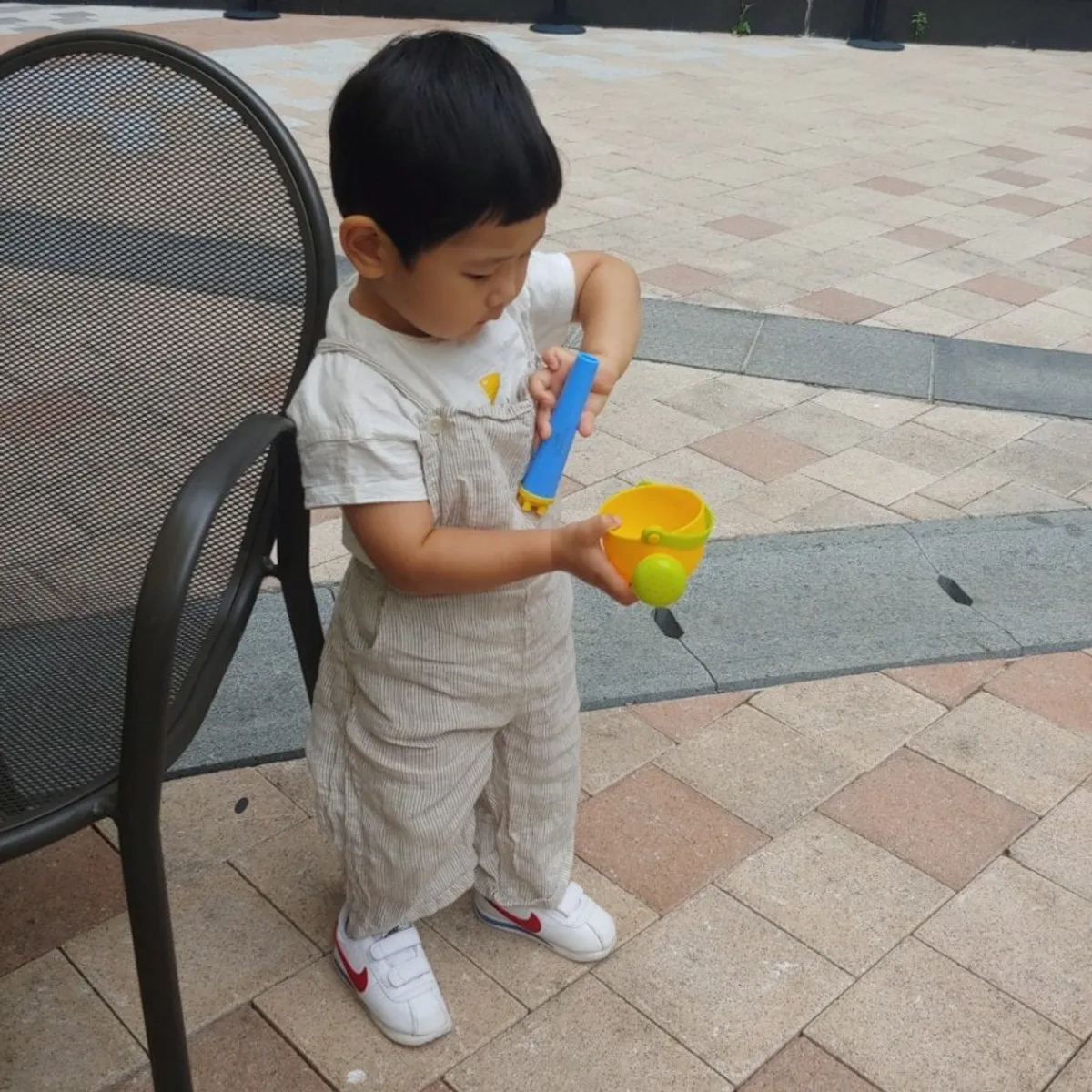 My nephew wearing Rodenbebe overalls