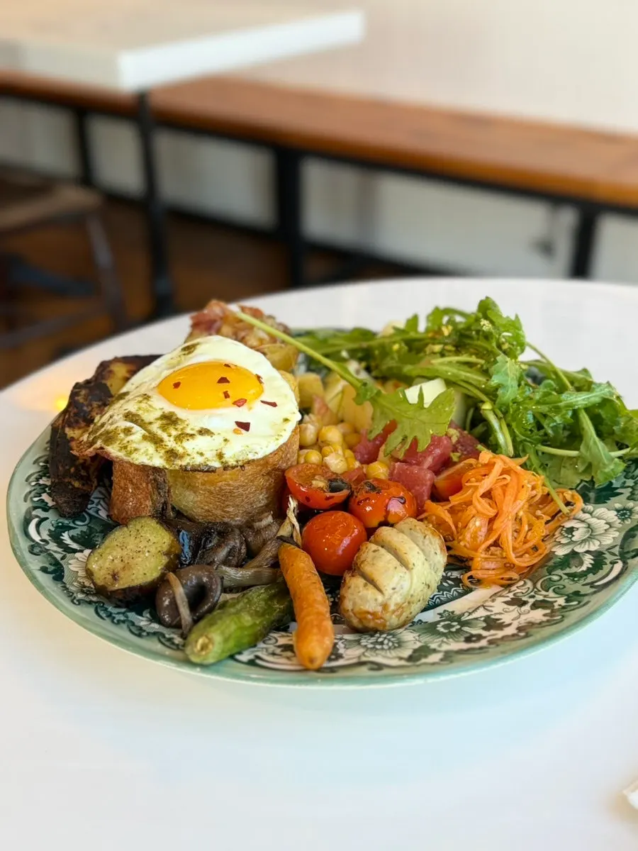 House Breakfast Plate set on the table
