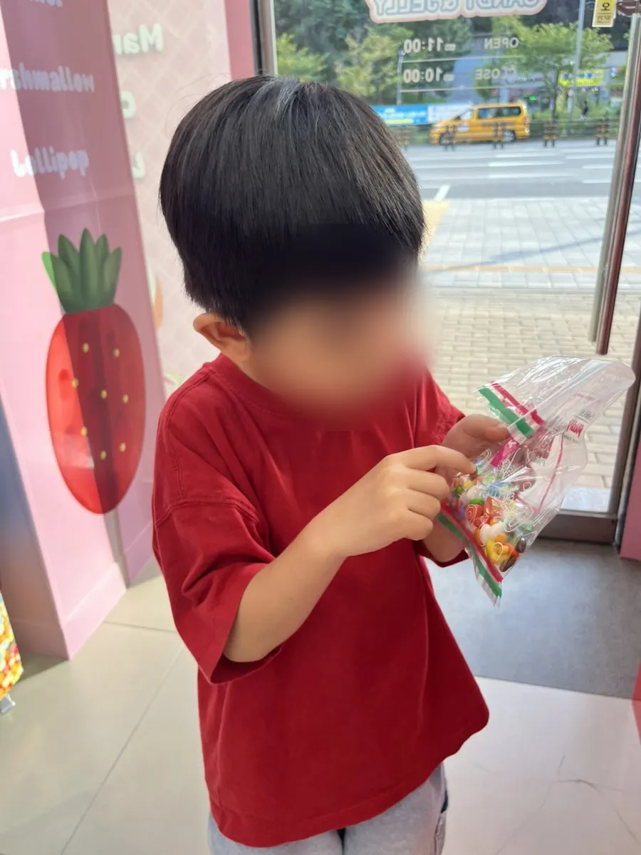 Bag filled with hand-picked snacks