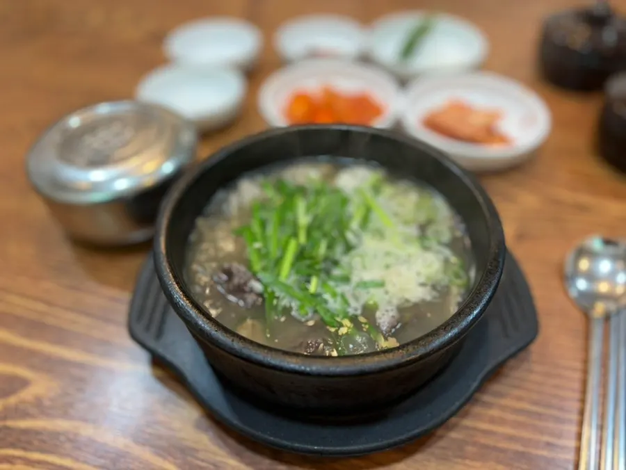 Flavor-Packed Blood Sausage Pork Gukbap with blood sausage