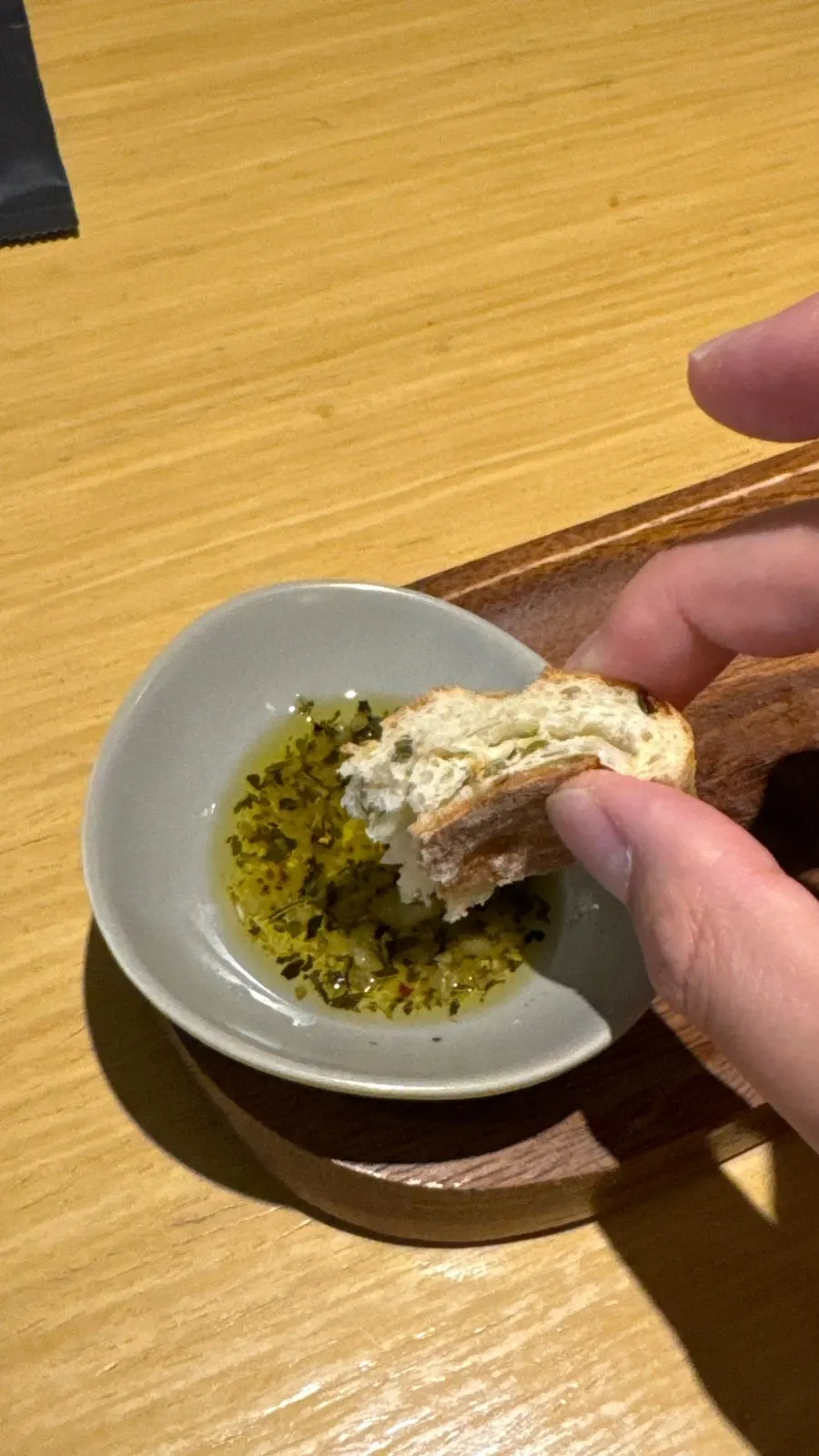 Plate of extra pre-meal bread