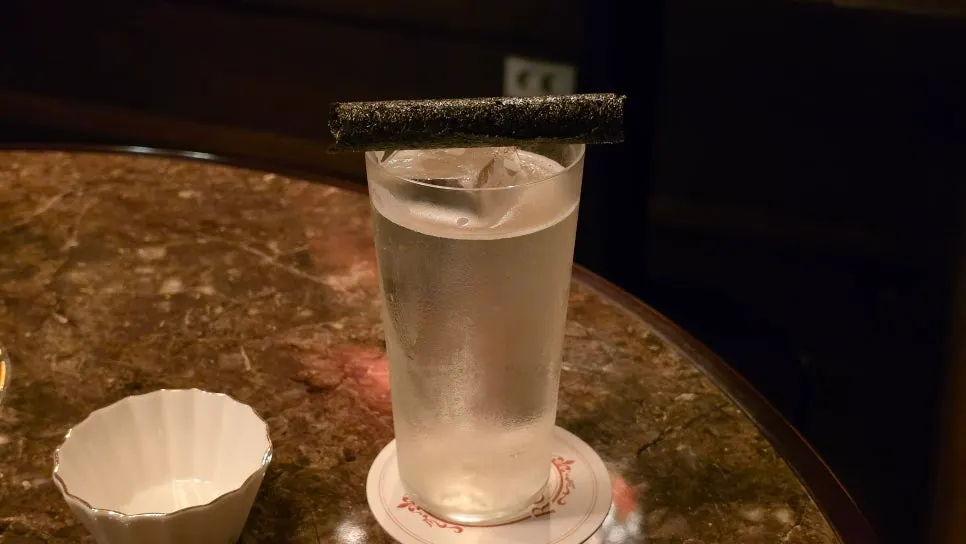여름 햇빛 칵테일 클로즈업