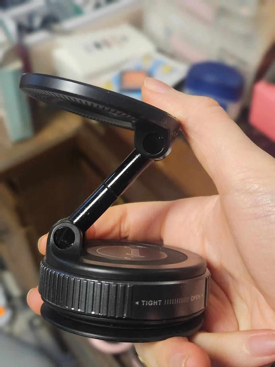Black car mount