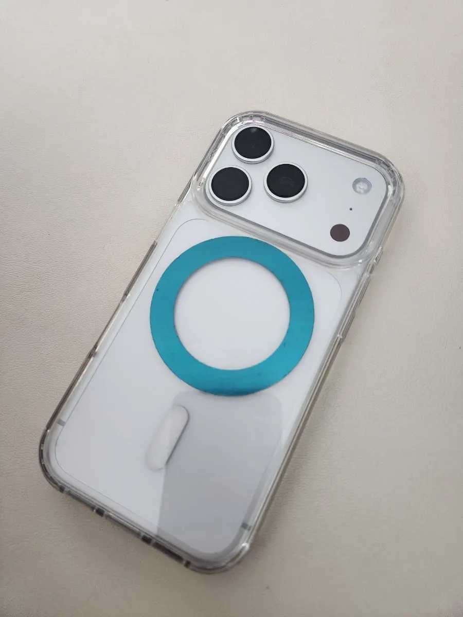 Mount holding a phone with a magnetic ring