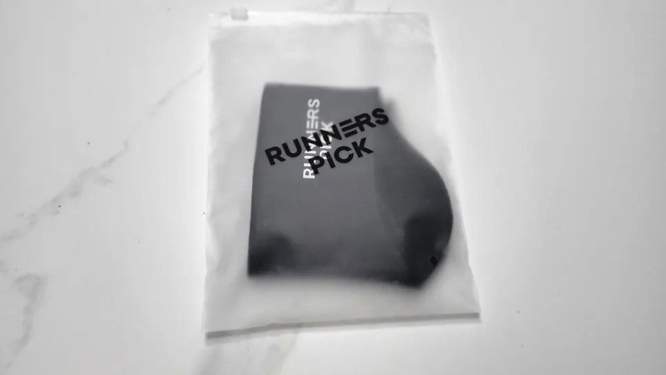 Runner's Pick winter ear warmers in simple packaging