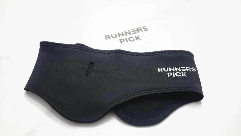 Winter ear warmers worn with everyday clothes